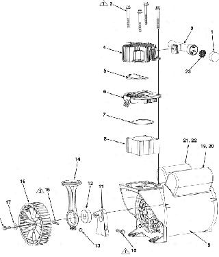 Coleman CL0602012 Pump Breakdown